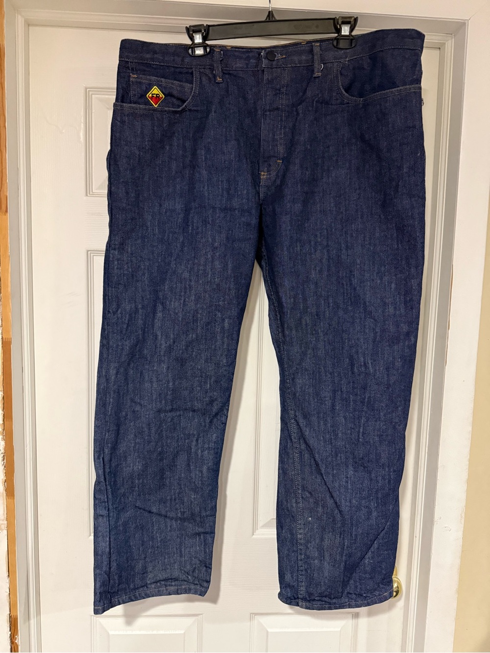 Relaxed Fit Dark Blue Men's Jeans - Classic Denim